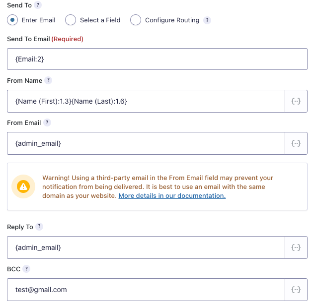 How Do I Change my Form Notification Email?